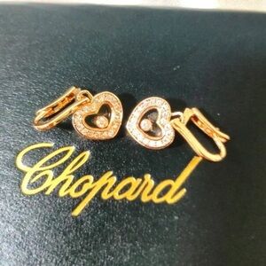 Chopard Gold Heart Earrings